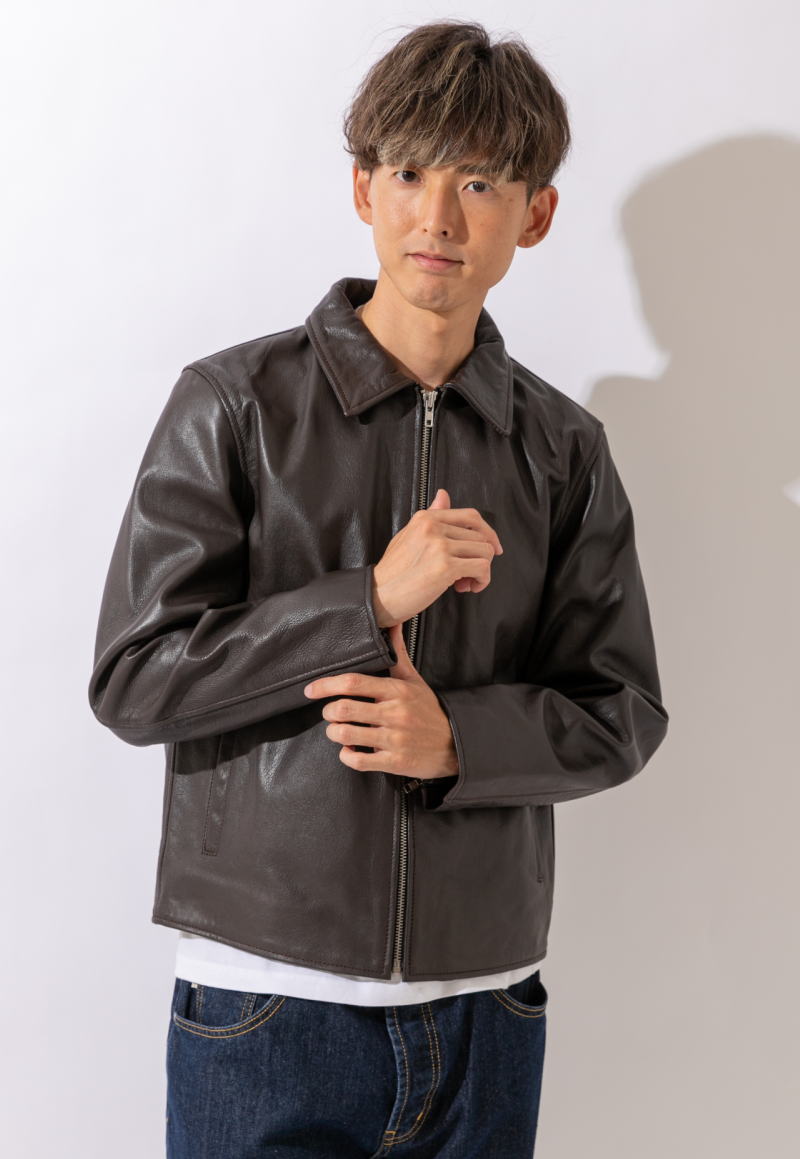 楽天市場】フリーダムレザー レザージャケット ゴートレザー