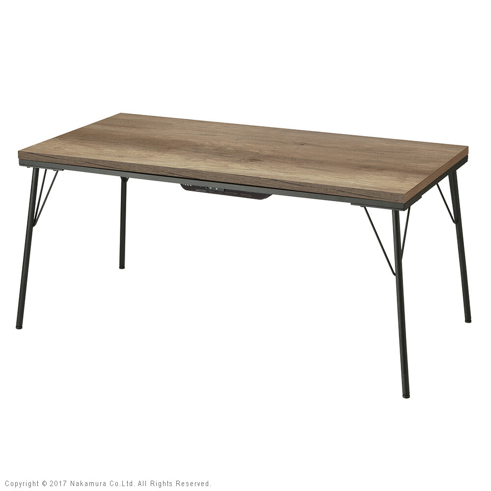 楽天市場】【5%OFFクーポン対象】継ぎ脚付き 古材風アイアンこたつ