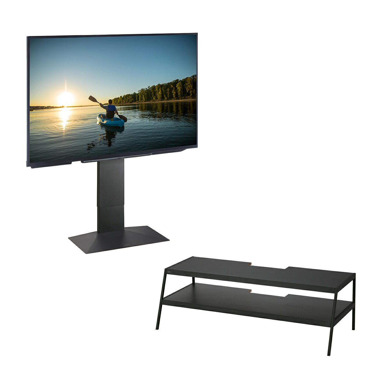 楽天市場】テレビ台 WALL 壁寄せ テレビスタンド 32型〜80型対応 V3