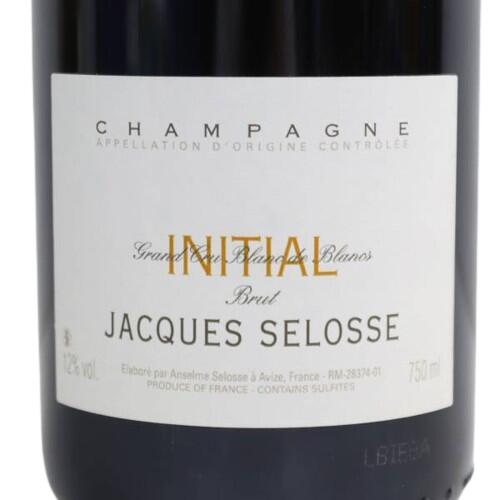 楽天市場】Jacques Selosse Brut Initial Blanc De Blancs Grand Cru