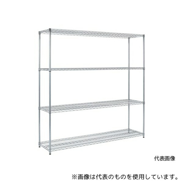 トラスコ中山 TSM-6344 ステンレス製メッシュラック H1838XW905XD457 4