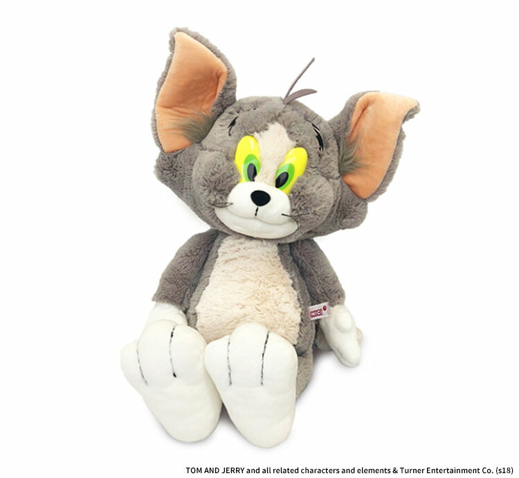 トムとジェリー ぬいぐるみ レトロ トム ぬいぐるみ グレー 希少品