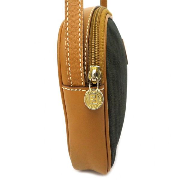 楽天市場】FENDI / フェンディ ペカン柄 キャンバス×レザー ショルダー