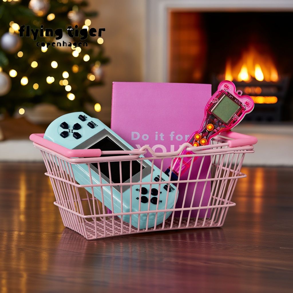 楽天市場】【フライングタイガー公式】ショッピングバスケット ピンク