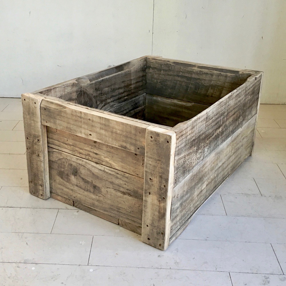 楽天市場】cafemoku リサイクルウッド アンティークボックス 幅42 -2