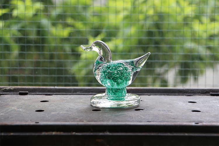 楽天市場】Glass Objet ガラスオブジェ Owl Duck オウル ダック ガラス