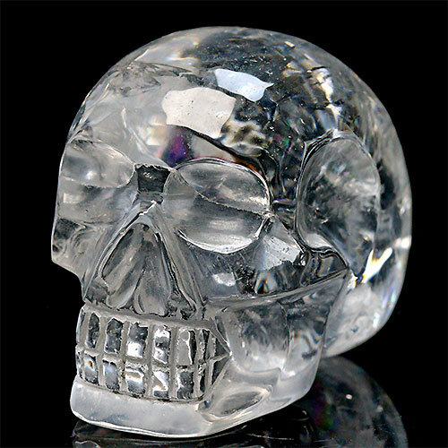 楽天市場】〔D17-15〕入手困難 極上品質 超透明 水晶 ドクロ