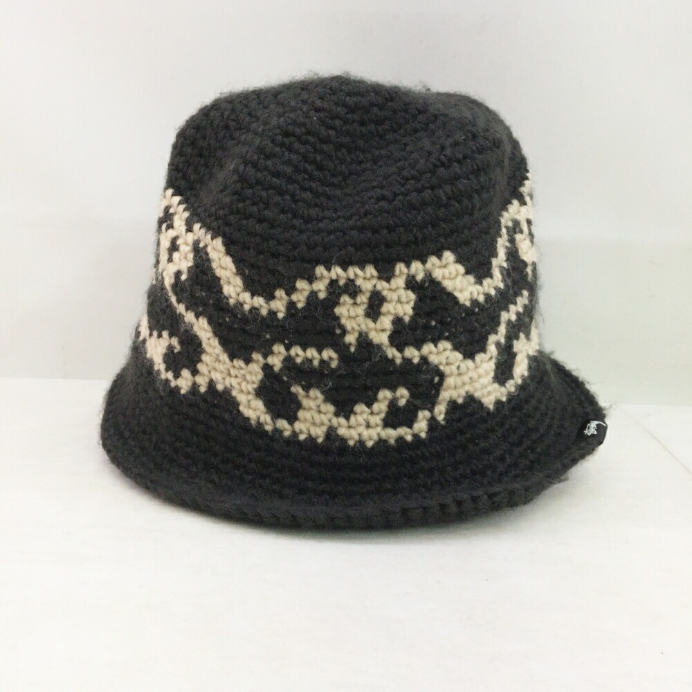 人気】Stussy クラッシャーハット バケットハット ニット ショッパー