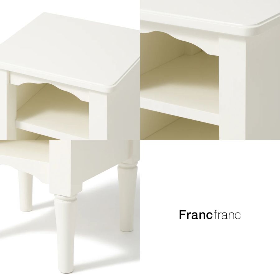 楽天市場】Francfranc フランフラン ミーオ ナイトテーブル TVボード