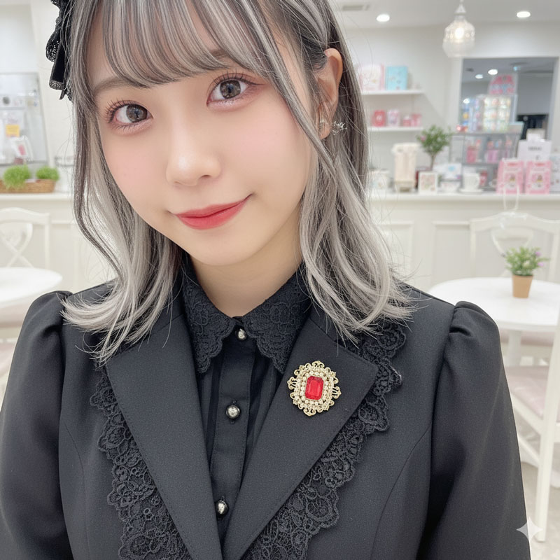 楽天市場】ブローチ 宝石 クリスタル ラインストーン 胸 赤 結婚式