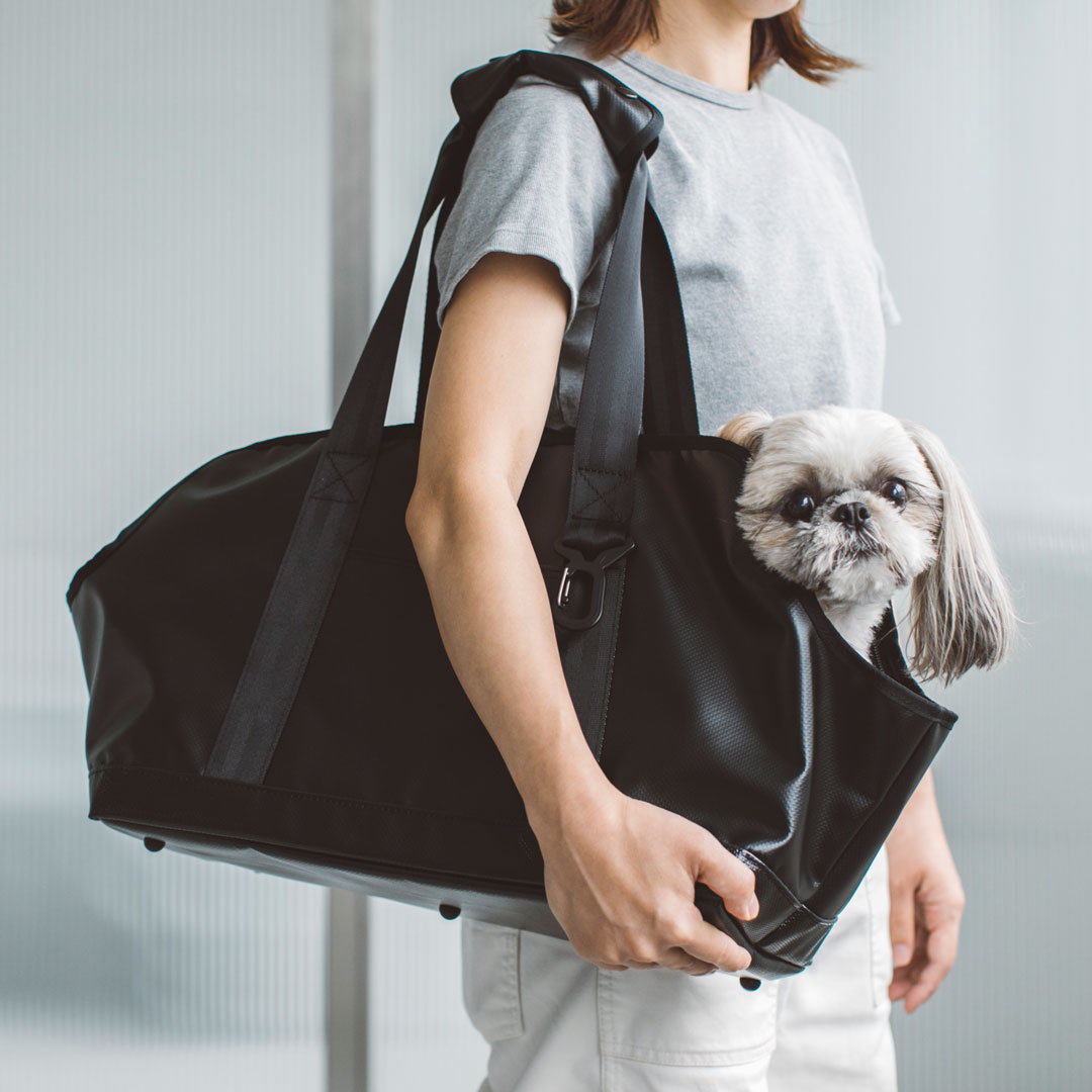 楽天市場】【犬 キャリーバッグ】スクエア トート ターポリン M サイズ