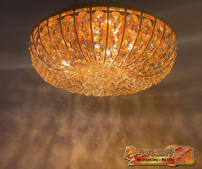 あいうえお】レトロシャンデリア かぼちゃ型 あいうえお】レトロ