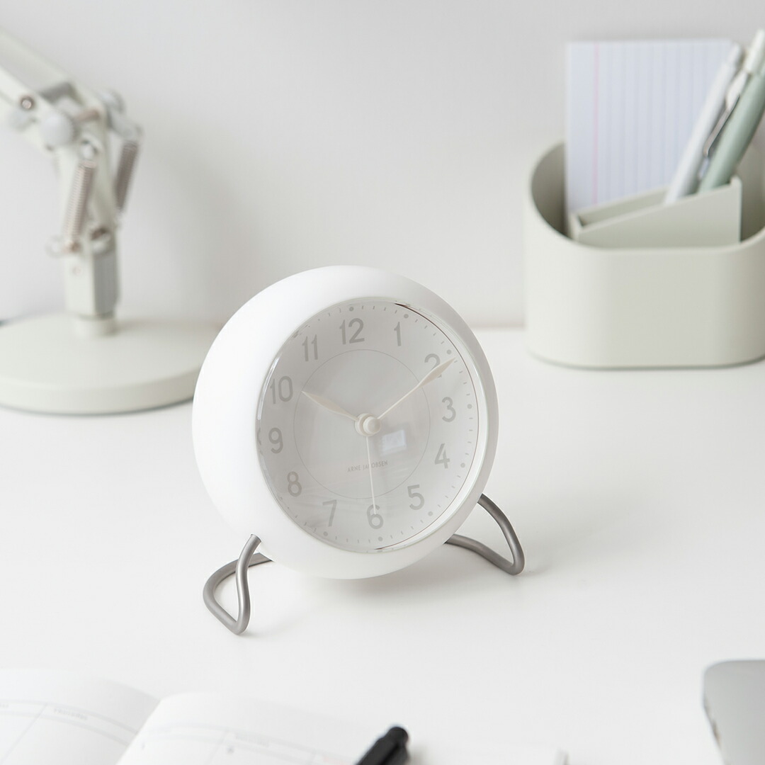 楽天市場】アルネ・ヤコブセン テーブルクロック ステーション