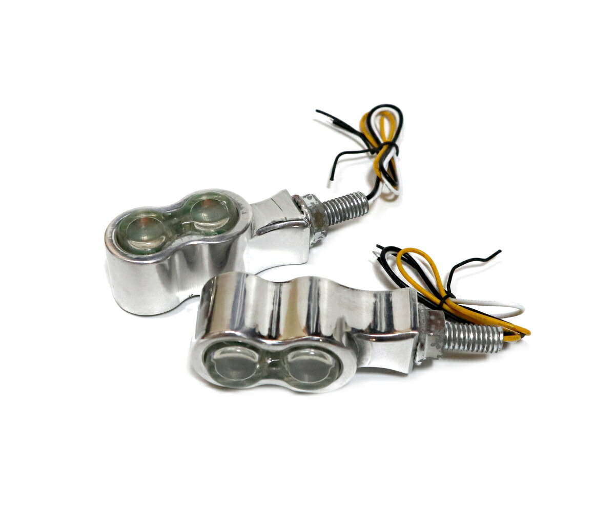 アルミ製ビンテージウインカー クラシック ビンテージ レトロ 管050626