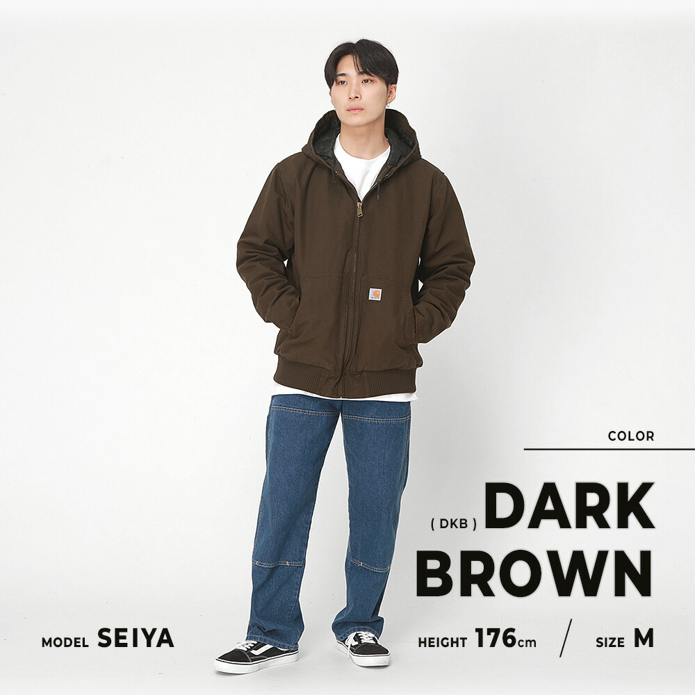 雰囲気◎ Carhartt アクティブジャケット 襤褸 フェード Lサイズ