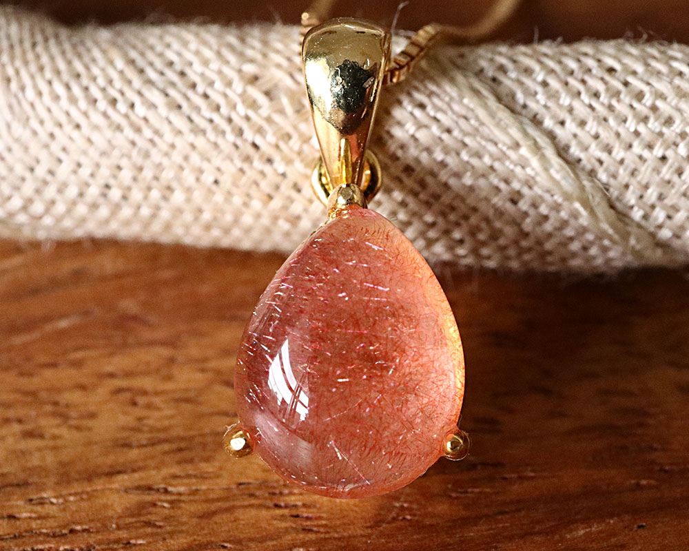 楽天市場】天然石 【これが本物】 ストロベリークォーツ 【カボション