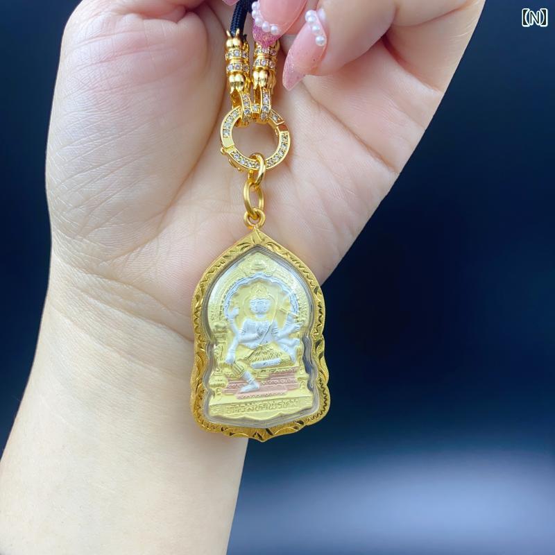 呪物御守り顔ペンダントヘッド