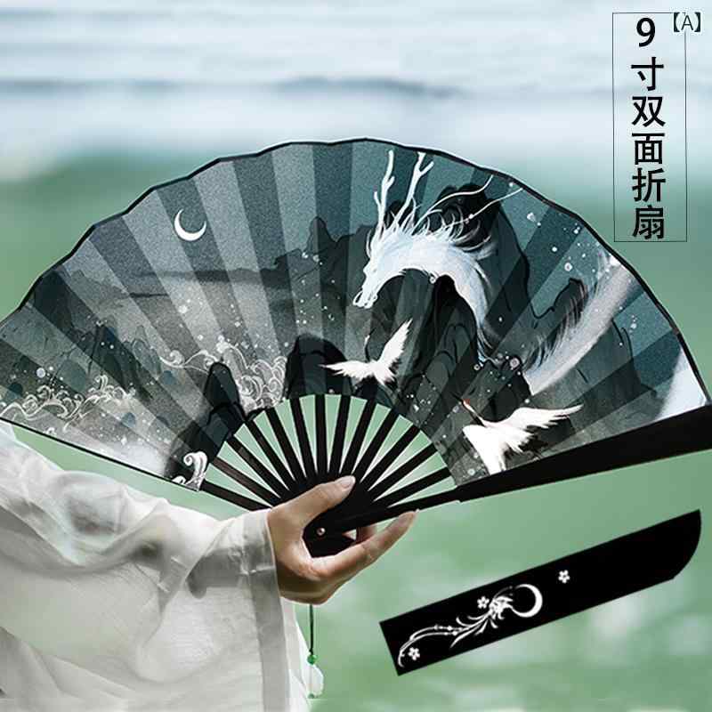 鳳凰デザインの日本の扇子 鳳凰デザインの日本の扇子 鳳凰デザインの