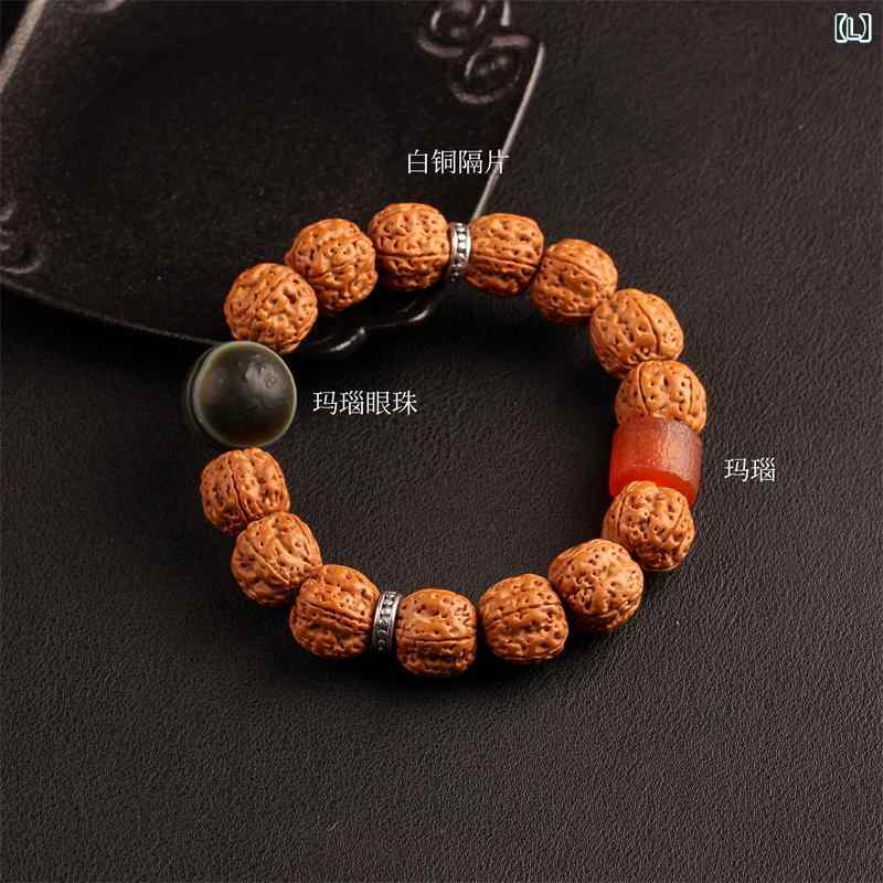 楽天市場】ルドラクシャ ブレスレット ユニセックス 民族風 伝統的