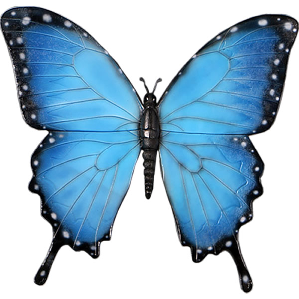 楽天市場】FRPアニマルオブジェ 壁掛け蝶々・50cm【即納可】置物 動物