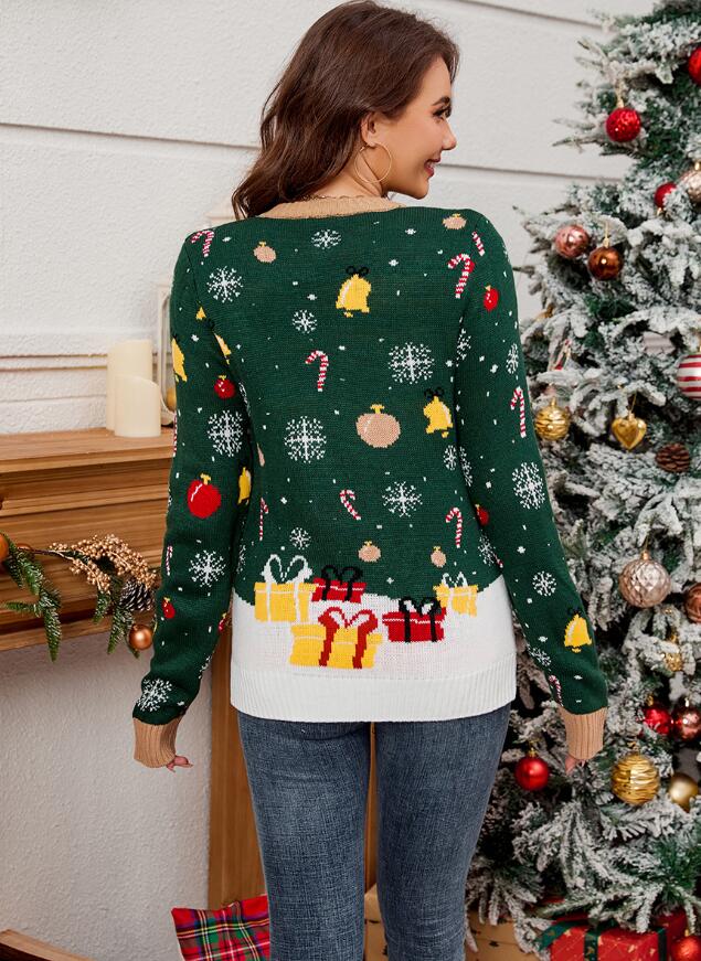 楽天市場】クリスマス衣装 クリスマスツリー セーター レディース