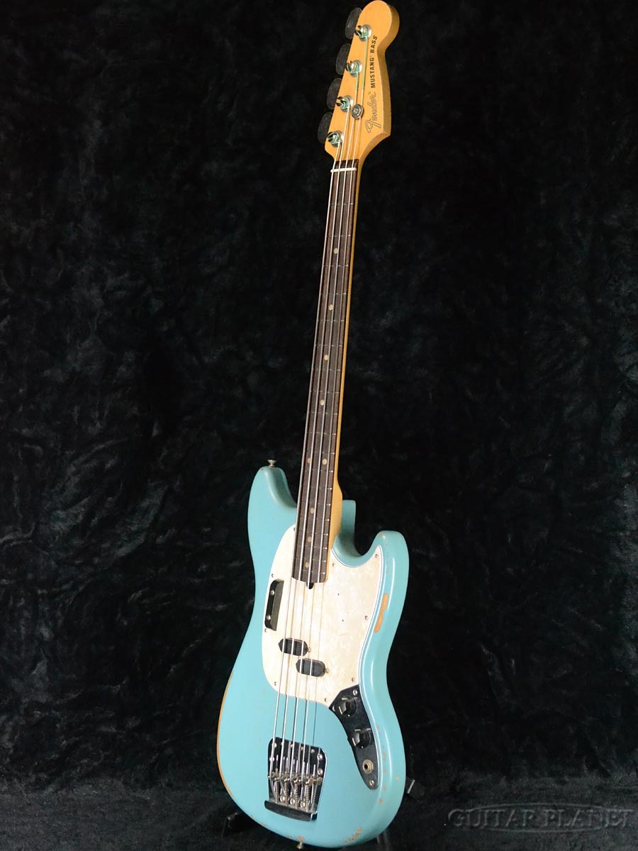 楽天市場】Fender Mexico JMJ Road Worn Mustang Bass -Faded Daphne