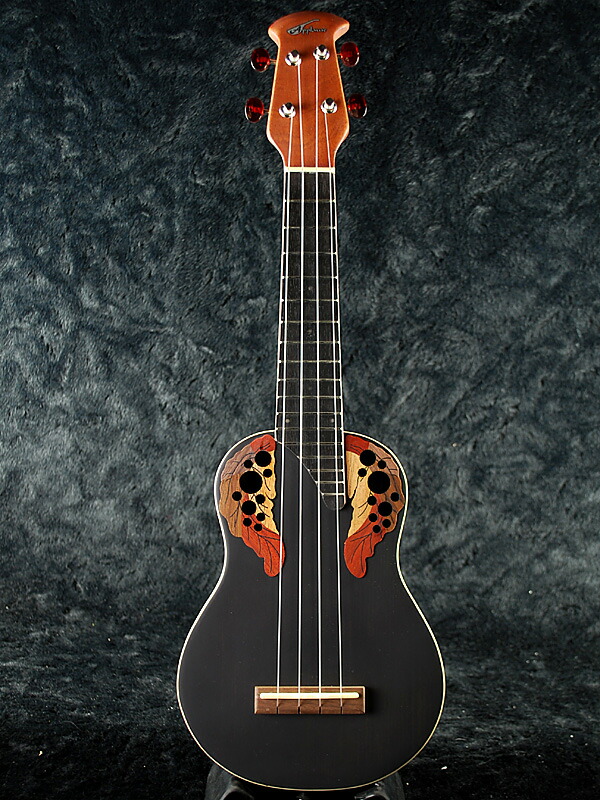 楽天市場】Applause by Ovation UA20-5E ソプラノウクレレ 新品 Ebony