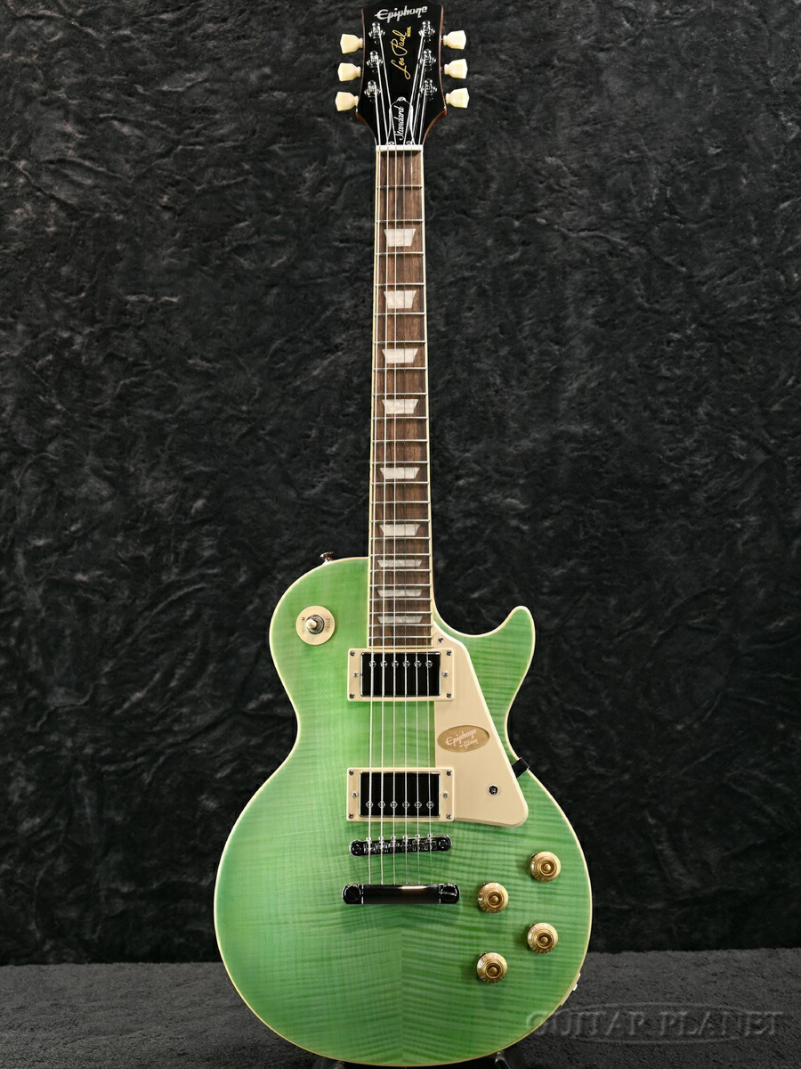 楽天市場】Epiphone Les Paul Standard 50s Figured Top -Seafoam