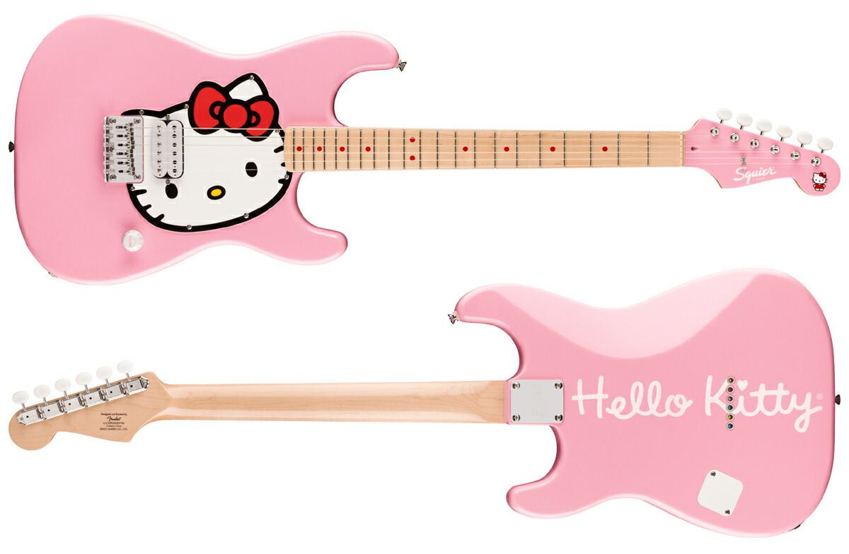 楽天市場】Squier / Limited Hello Kitty Pink Stratocaster w/Hello