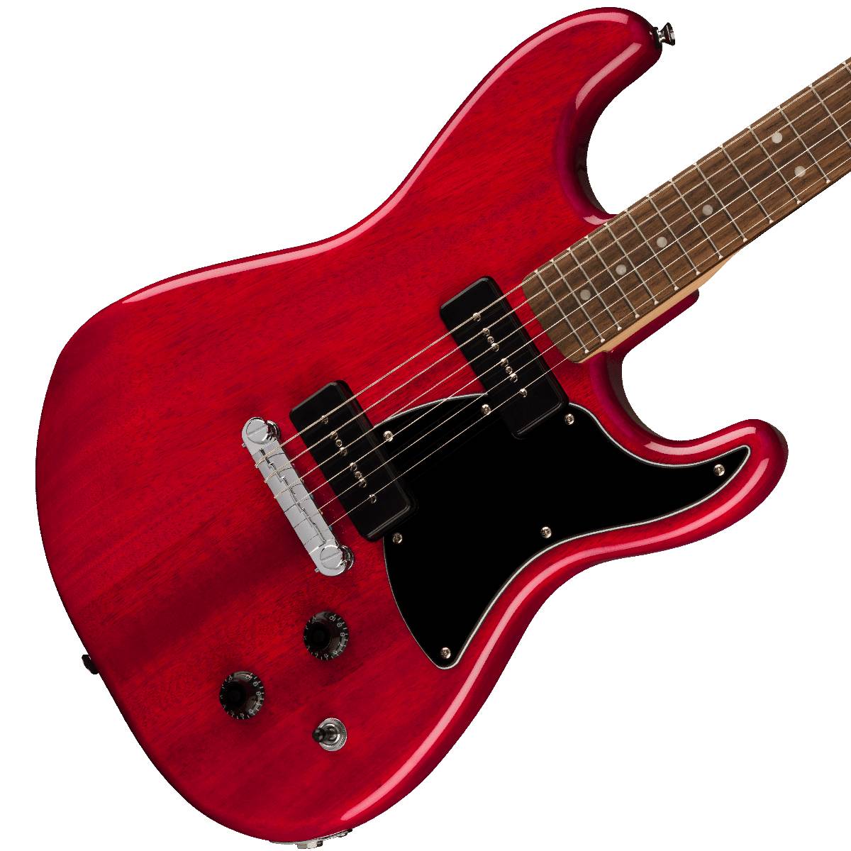 楽天市場】Squier Paranormal STRAT-O-SONIC -Crimson Red Transparent