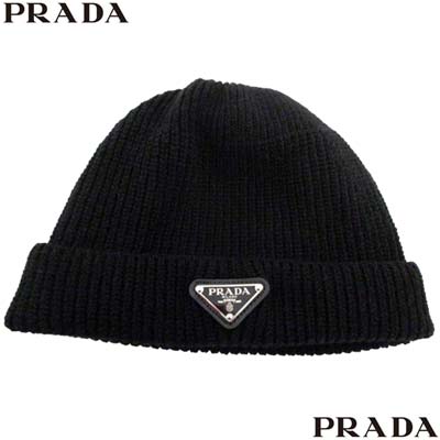 楽天市場】プラダ PRADA メンズ 小物 グッズ 帽子 ニット帽 ニット