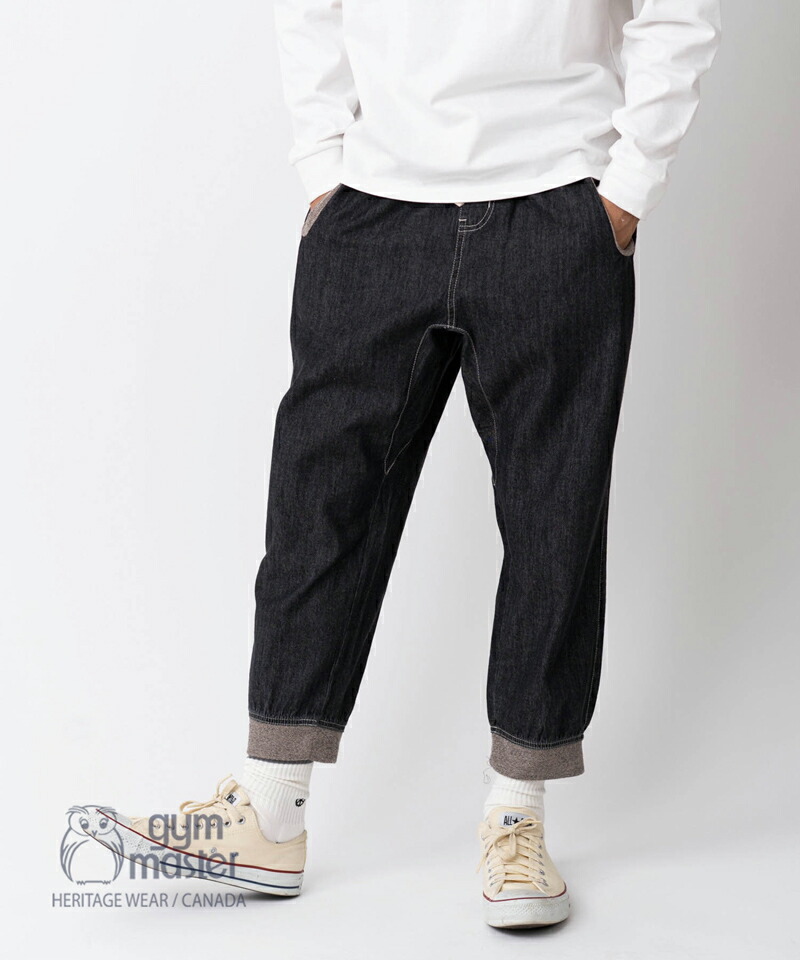 楽天市場】gym master(ジムマスター）G121341 デニムリブクロップド