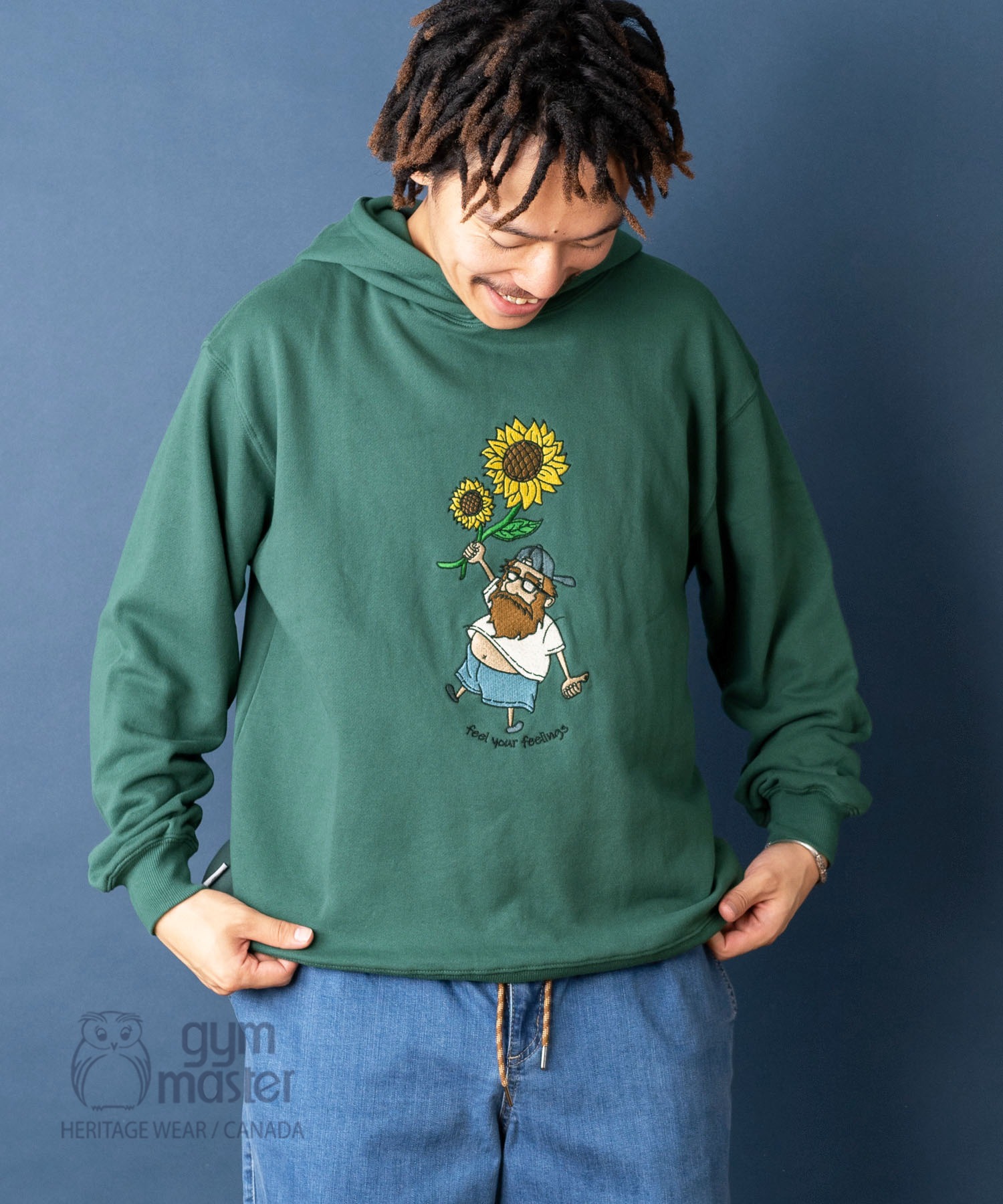 楽天市場】gym master 公式10.3oz feel your feeling刺繍 スウェット