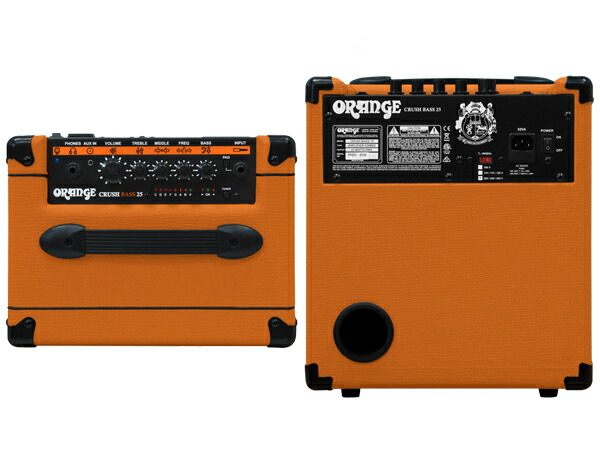 楽天市場】Orange ( オレンジ ) CRUSH BASS 25 【25W ベースアンプ