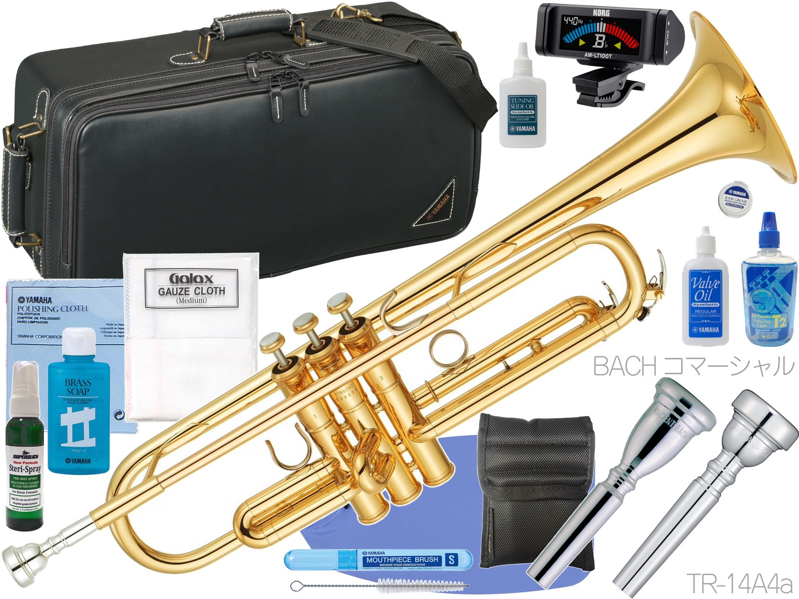 未使用級】YAMAHA トランペット YTR-2335 ハードケース付 未使用級