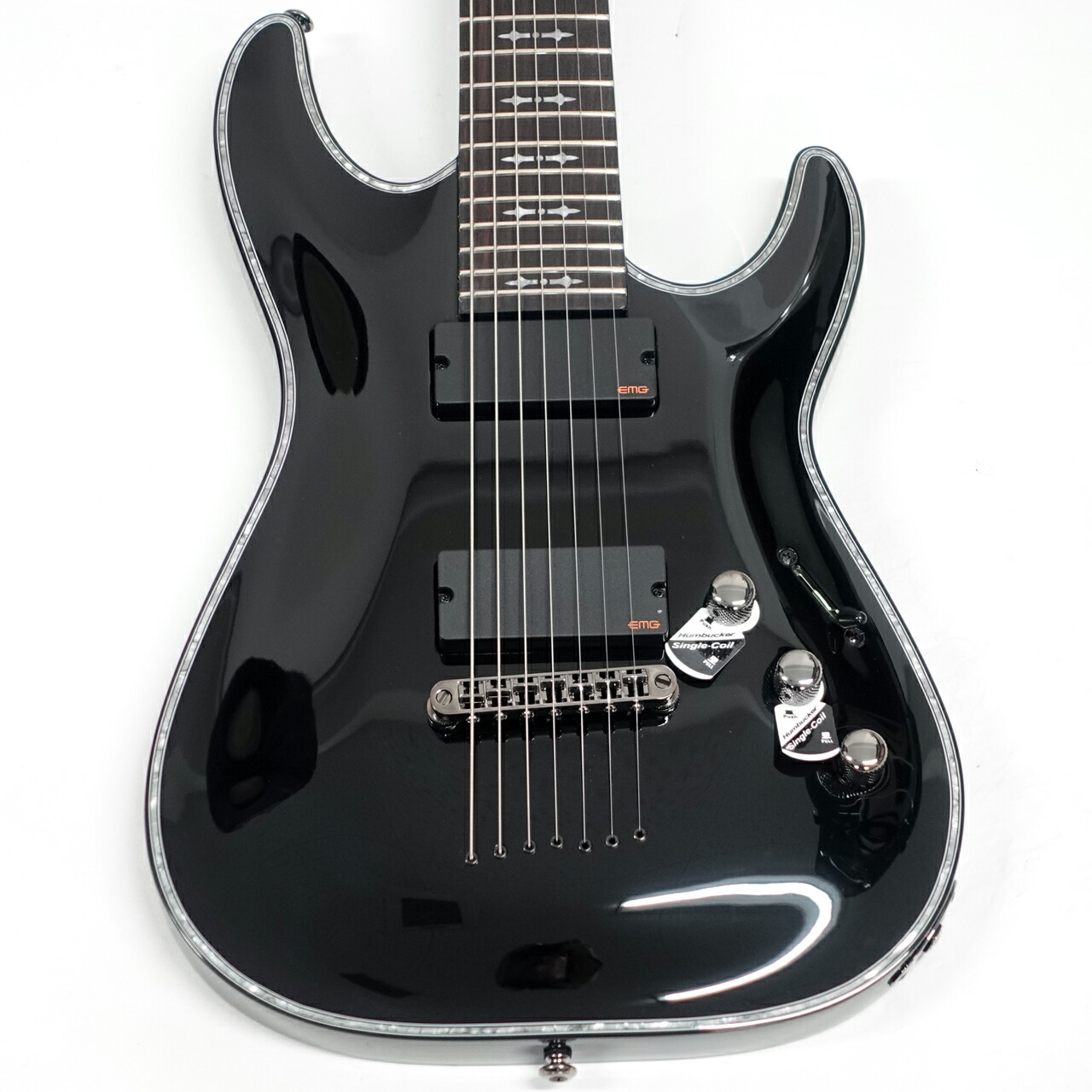 楽天市場】SCHECTER シェクター HELLRAISER C-7 HR Black 7弦ギター