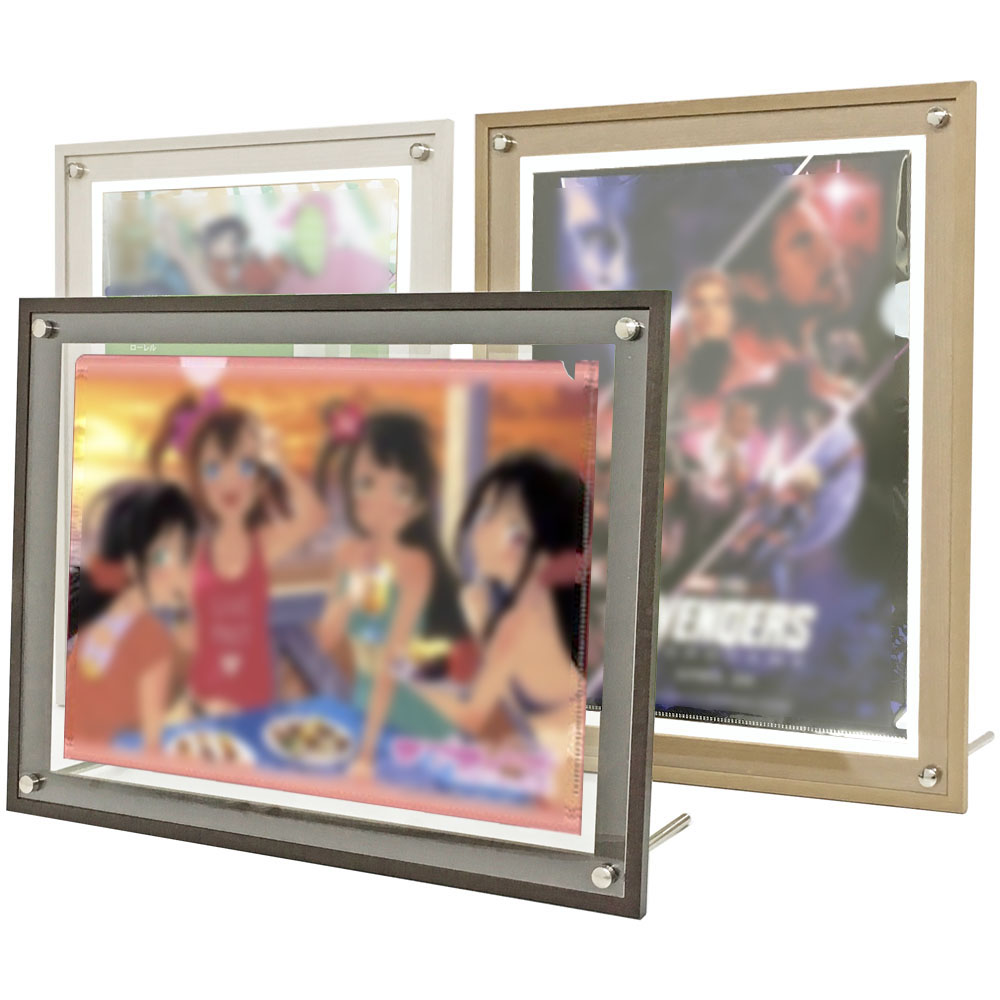 楽天市場】クリアファイル専用額 P105 211×298(A4) アクリル付 卓上