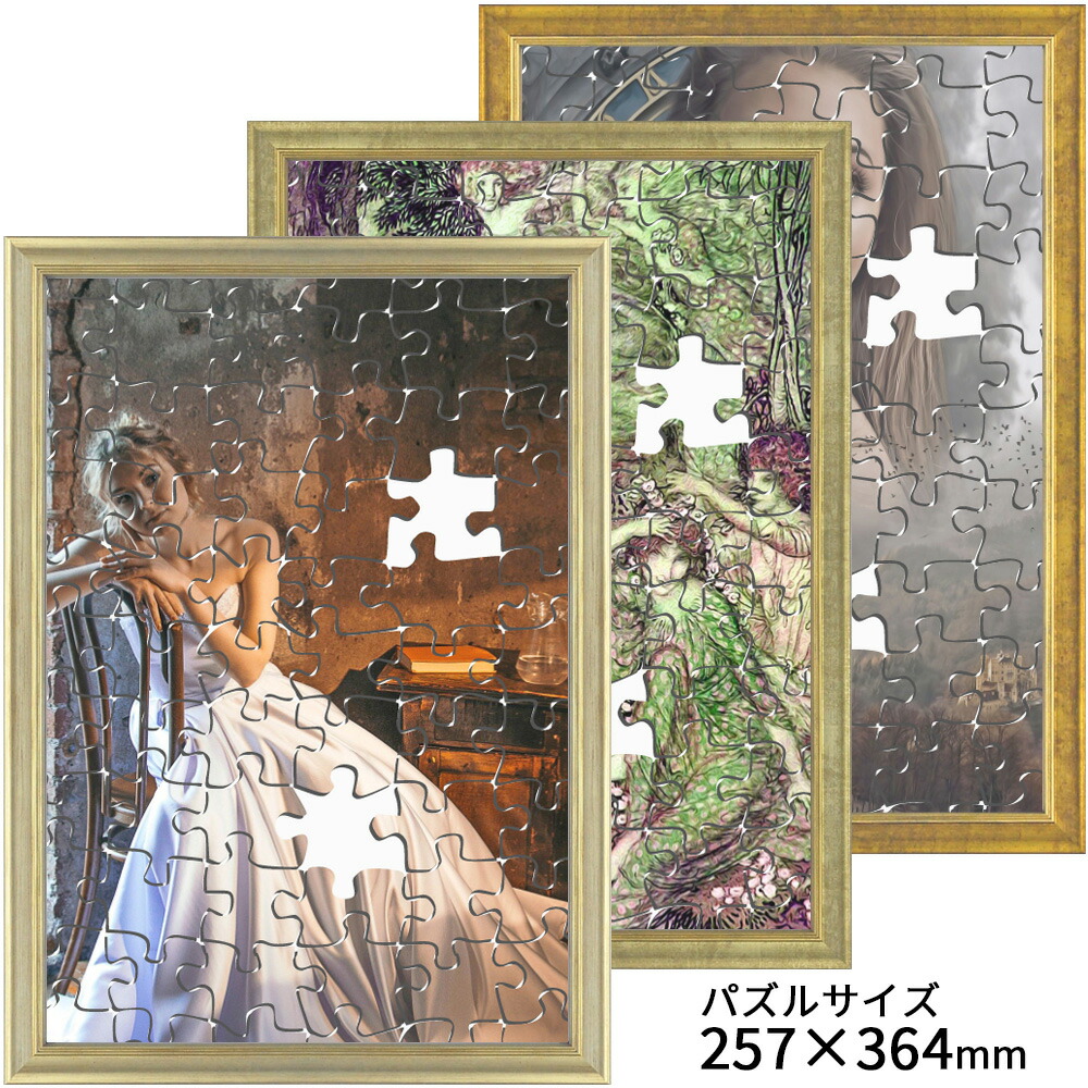 楽天市場】ジグソーパズル・1000ピース用フレーム 563 x 563 mm Black