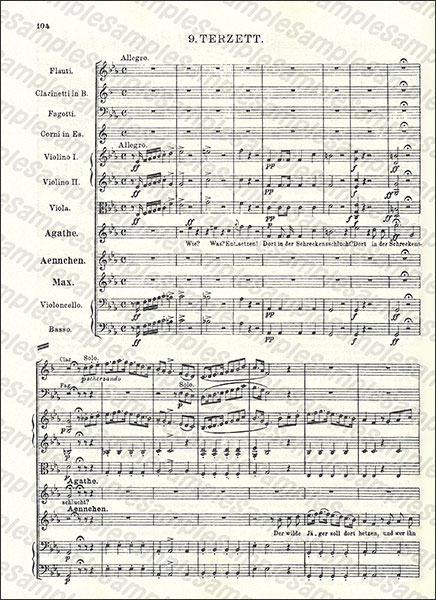 楽天市場】楽譜 ウェーバー／歌劇「魔弾の射手」(06-234495