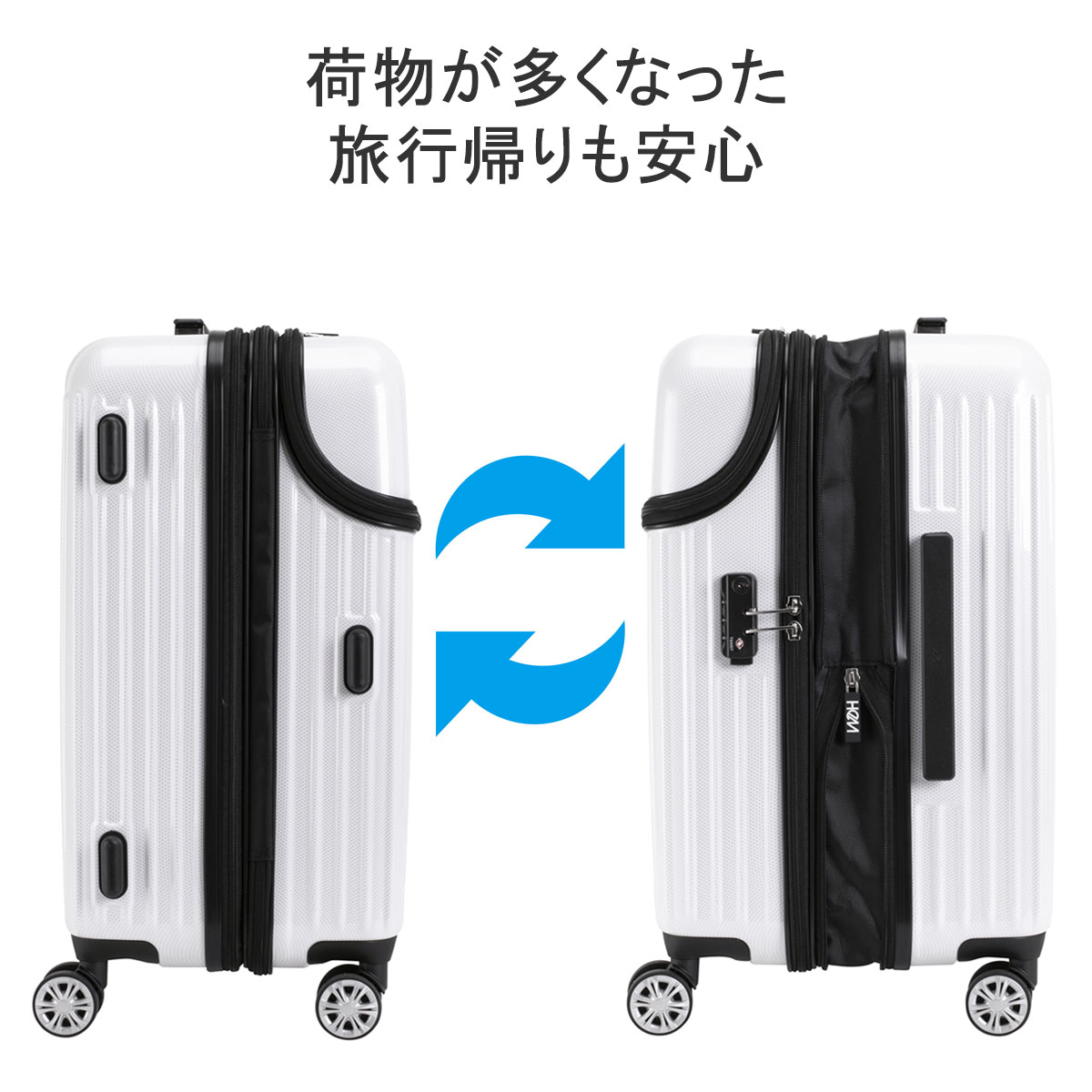 楽天市場】ノベルティ付 ヘム スーツケース キャリーケース Mサイズ