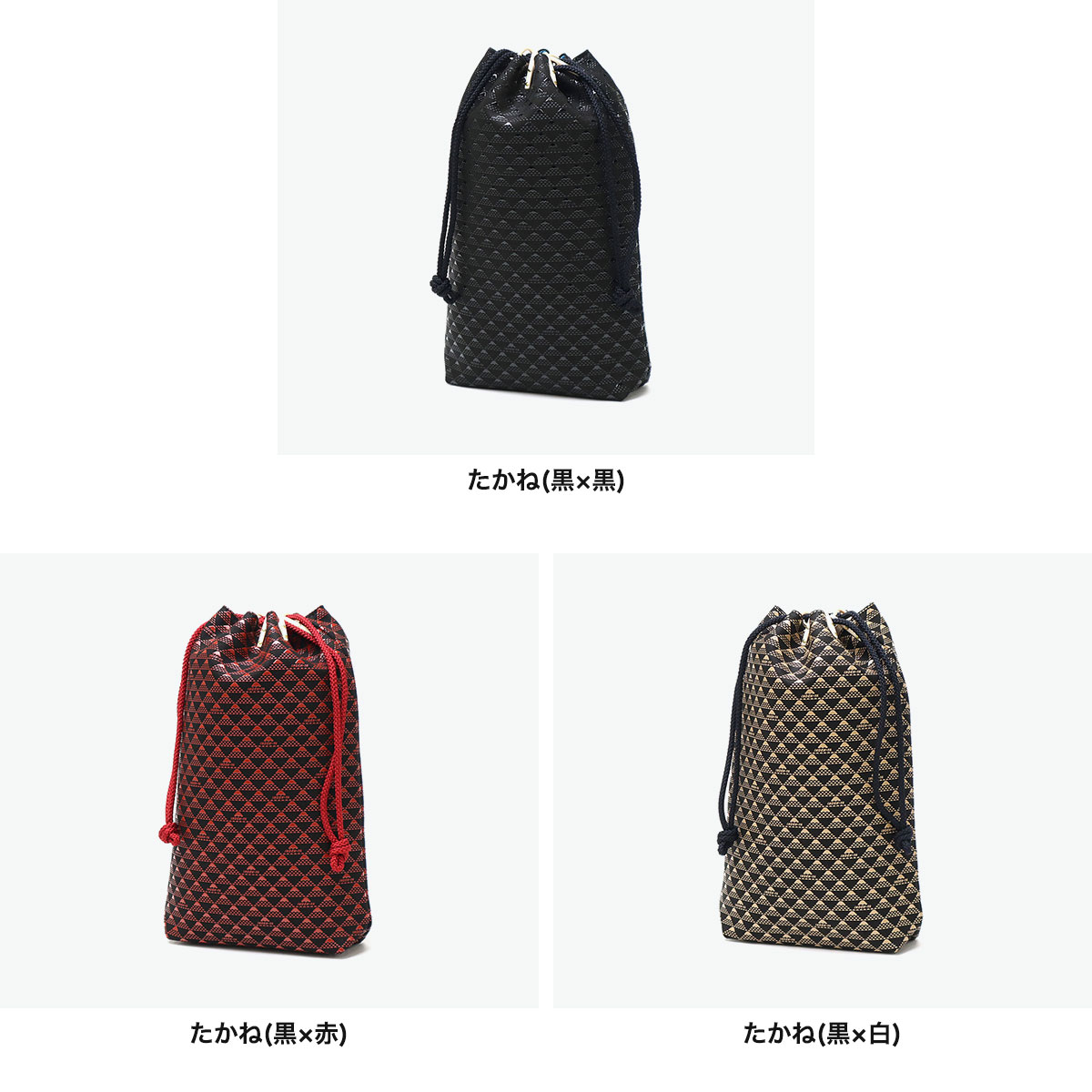 楽天市場】ノベルティ付 印傳屋 巾着 巾着バッグ 巾着袋 INDEN-YA