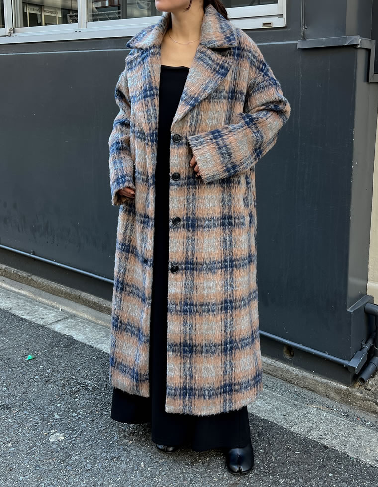 楽天市場】【限定！70%OFFクーポンで3000円】起毛チェック柄ロング