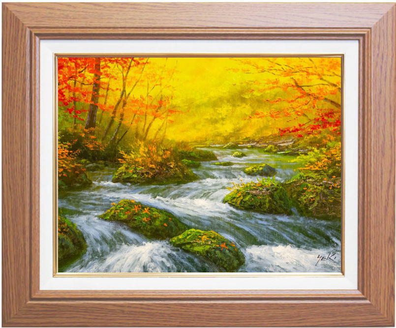 平泉 毛越寺行秋 油彩画・油絵 平泉 毛越寺行秋 油彩画・油絵 【公式通販】