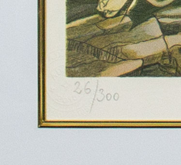 楽天市場】藤田嗣治 「 花の洗礼 」 リトグラフ ( 石版画 ) : 内田画廊