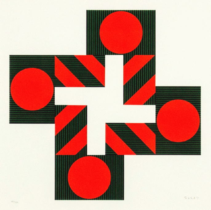 楽天市場】菅井 汲 「 crossing 4 」 シルクスクリーン 版画 : 内田画廊