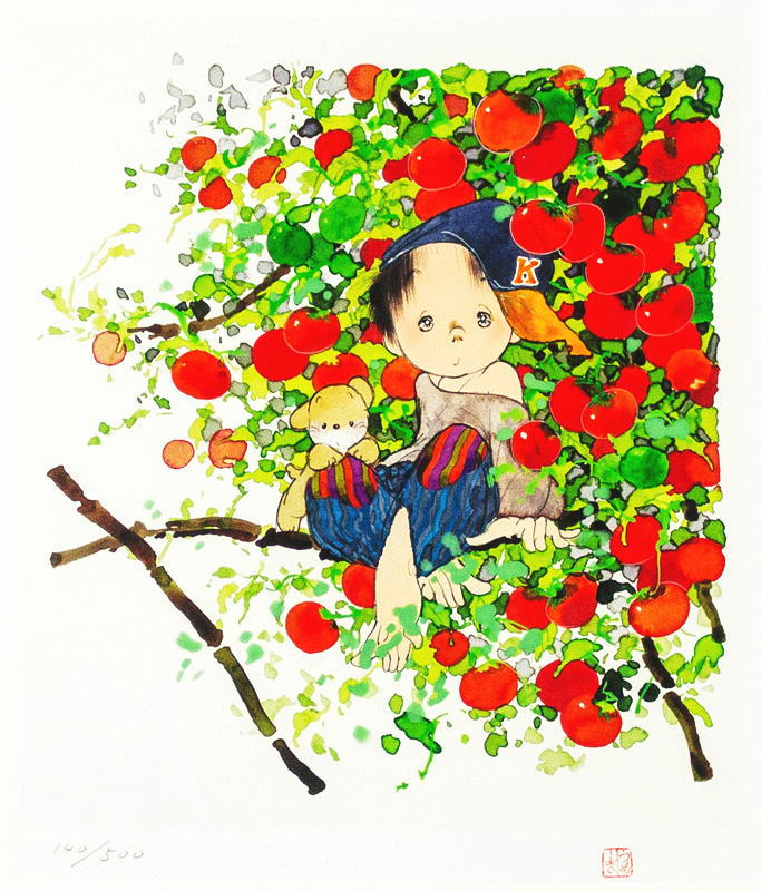 楽天市場】中島 潔 「 夢の頃 」 セリグラフ 版画【新古品】【中古