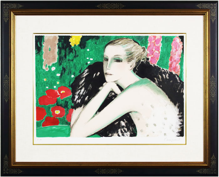 ジャン=ピエール・カシニョール リトグラフ 版画 額装 ジャンピエール