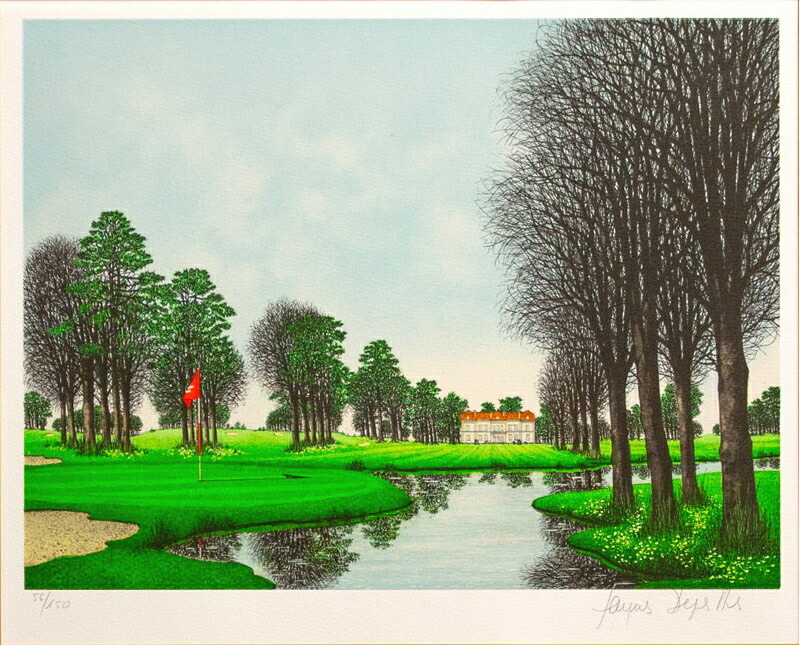 最終お値下げ！ジャックデペルト リトグラフ 直筆サイン、1/34