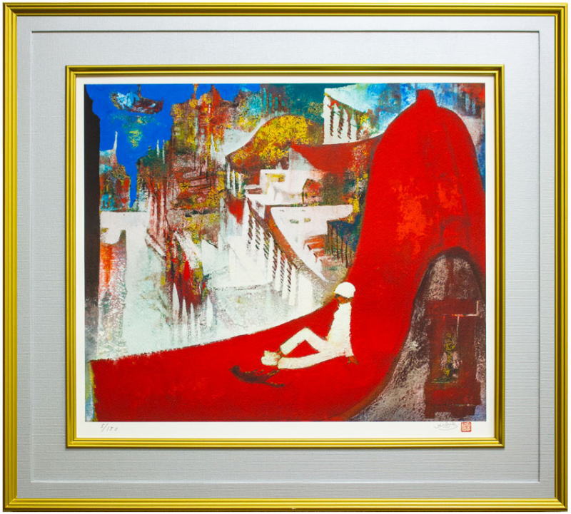 200出品』 リトグラフ 129/250 絵画 200出品』 リトグラフ 129/250