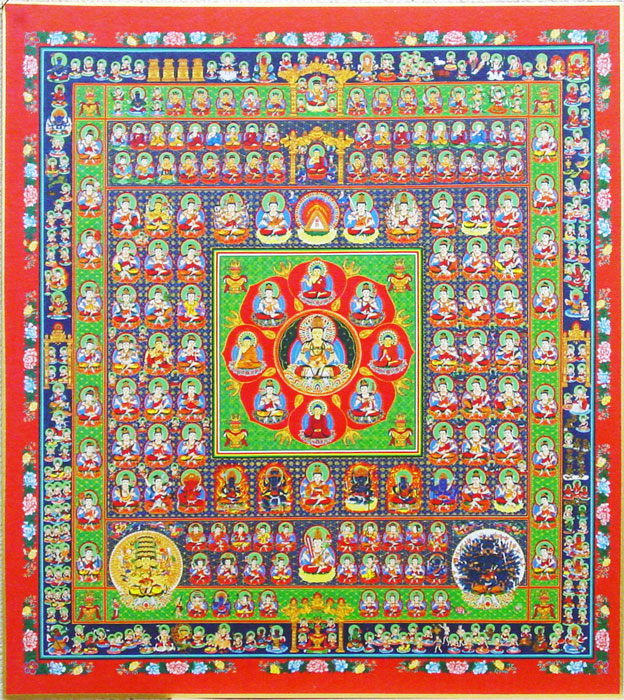 楽天市場】胎蔵界 曼荼羅 複製画 色紙 ( アートプリント ) : 内田画廊